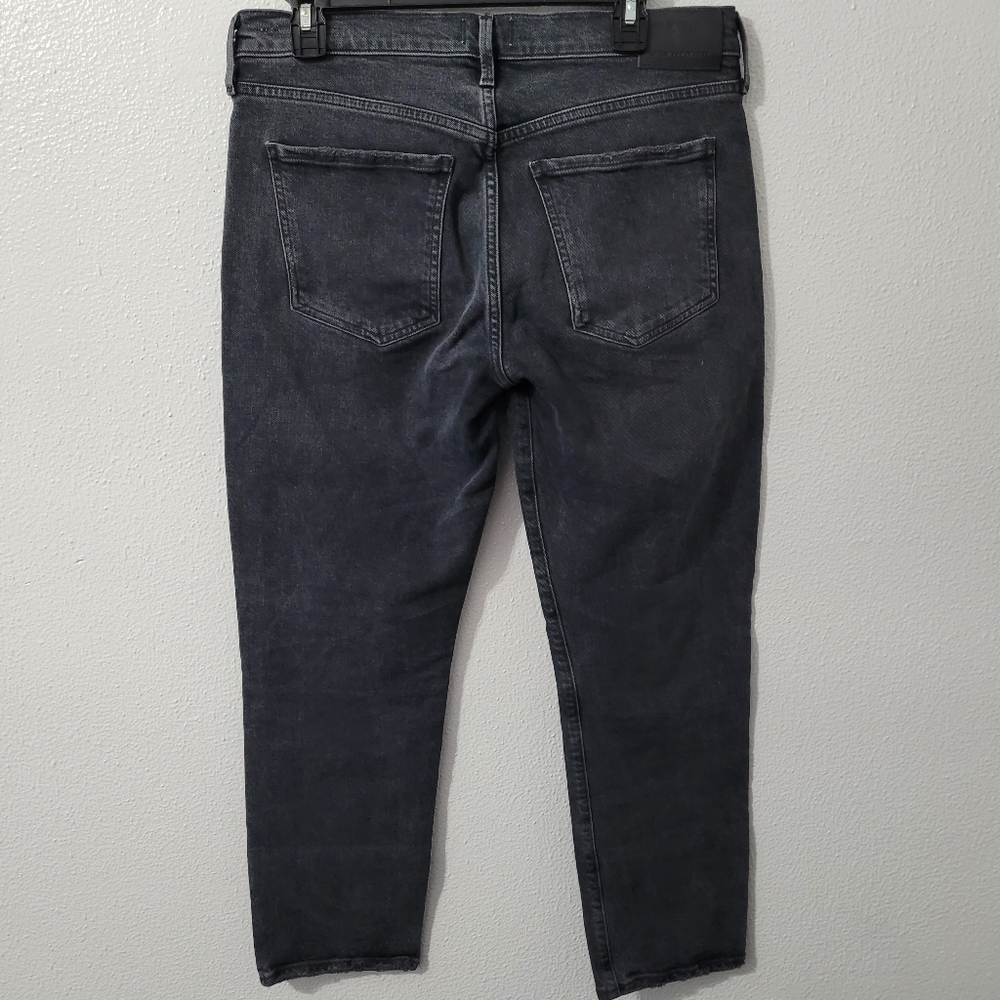 Citizens of Humanity Ella Mid Rise Slim Crop Jeans in Black Size 29 - Picture 2 of 14